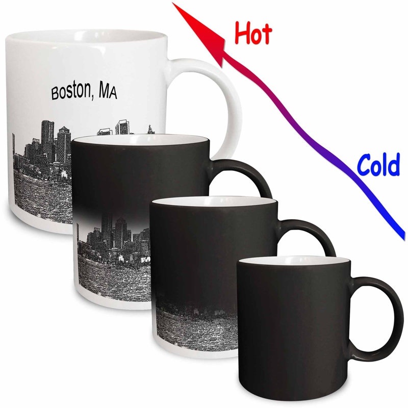 Symple Stuff Berrier Boston Downtown Skyline Line Art Coffee Mug Wayfair