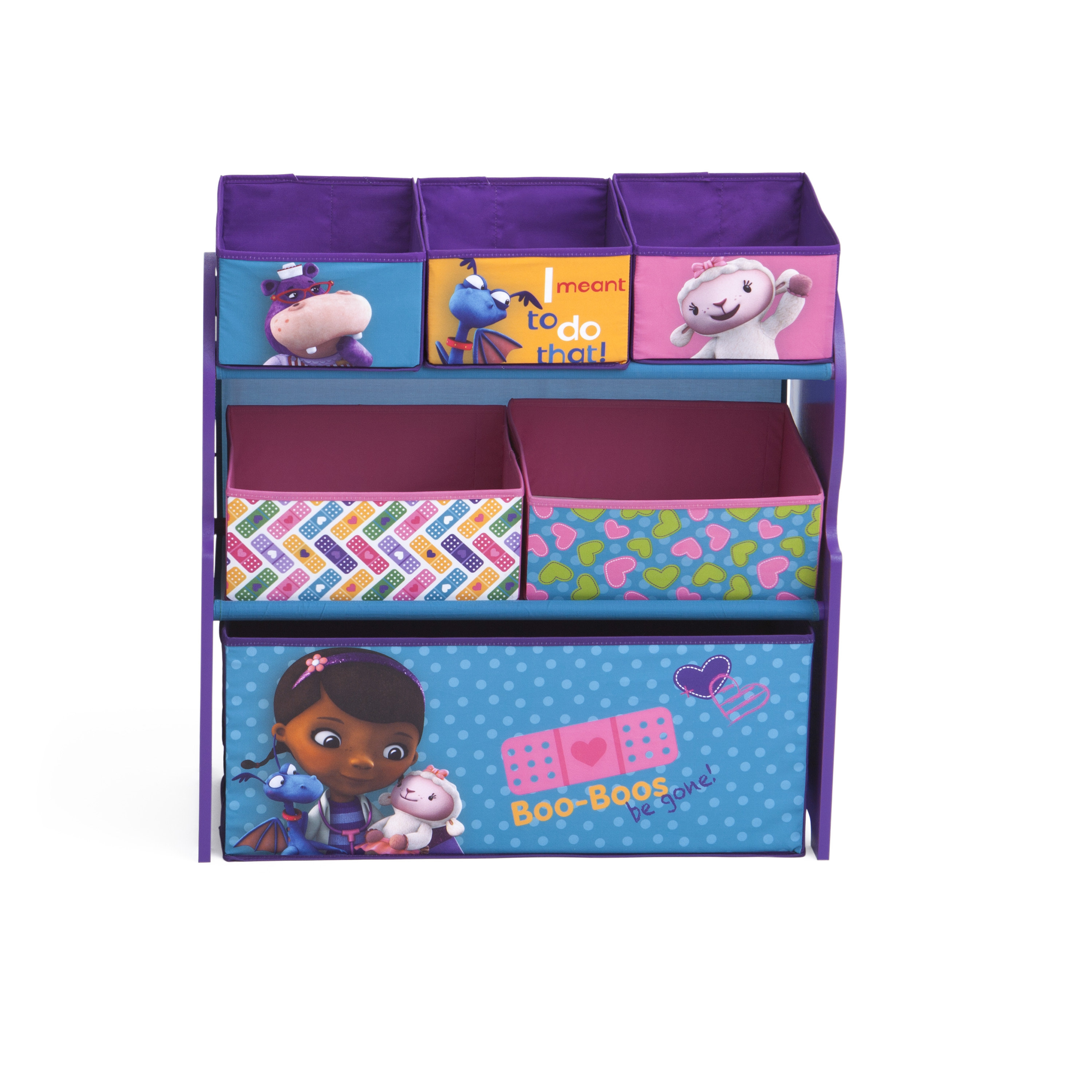 Delta Children Doc Mcstuffins Multi Bin Storage Organizer