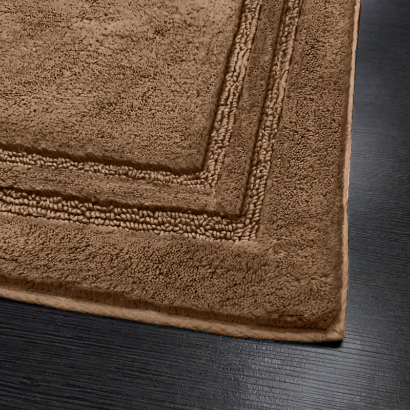 The Twillery Co Huson Rectangular 100 Cotton Non Slip Solid 2 Piece Bath Rug Set Reviews Wayfair