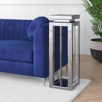 Mirrored Cube Side Table Wayfair