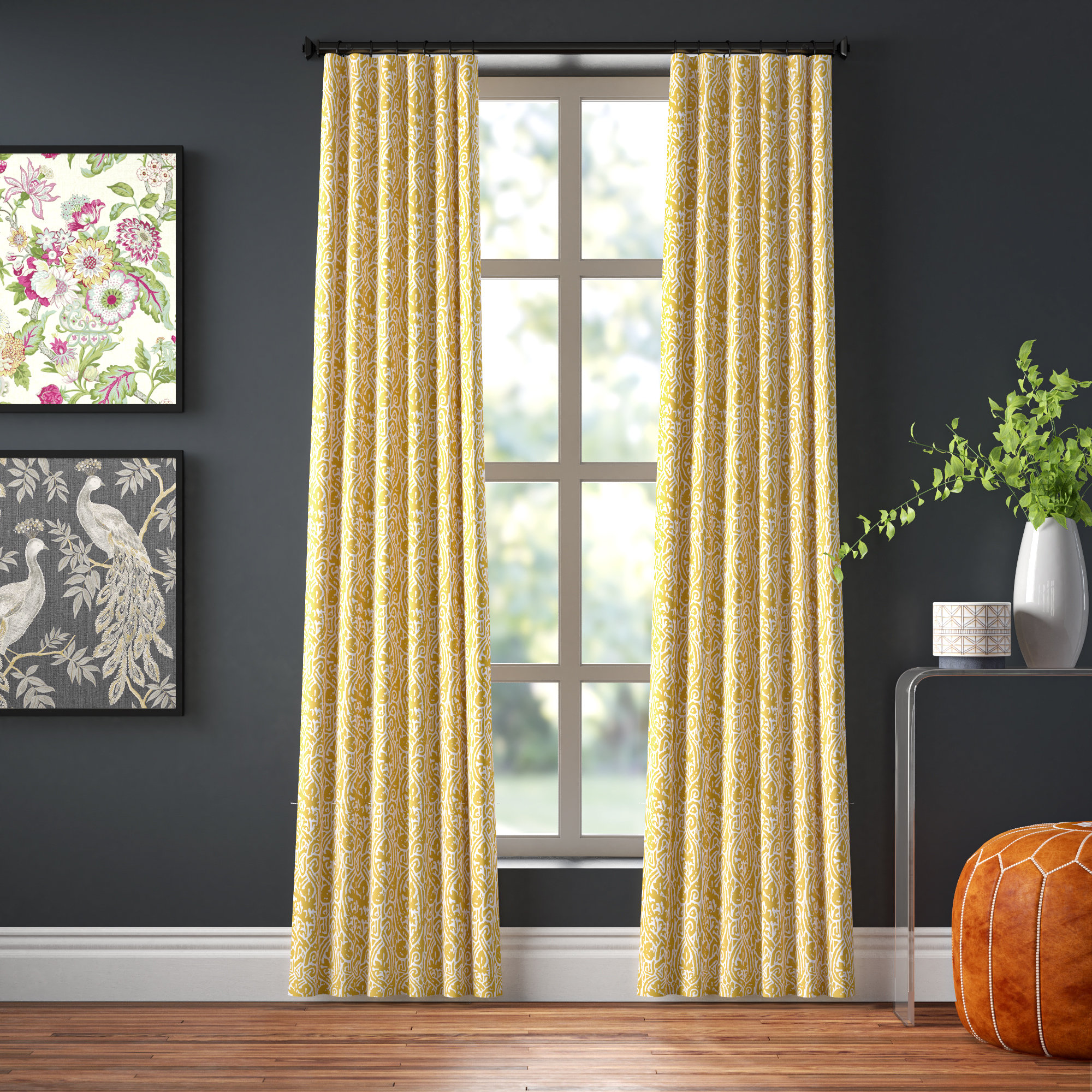 Mccrory Abstract Blackout Rod Pocket Curtains Drapes Reviews
