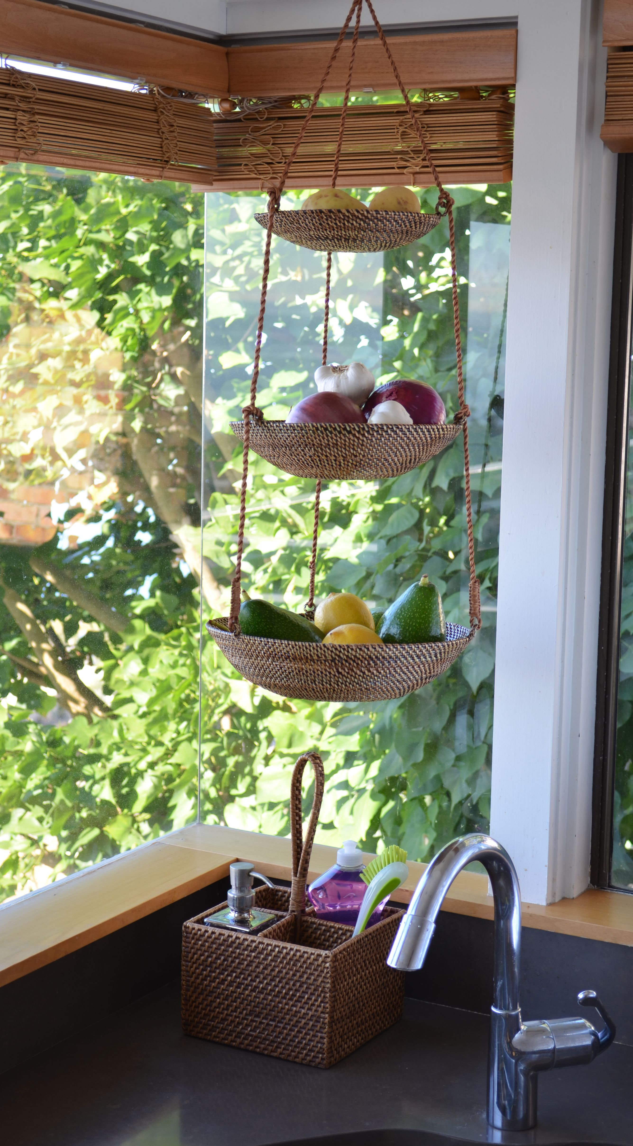 Bay Isle Home Suzan Hanging Fruit Basket & Reviews Wayfair