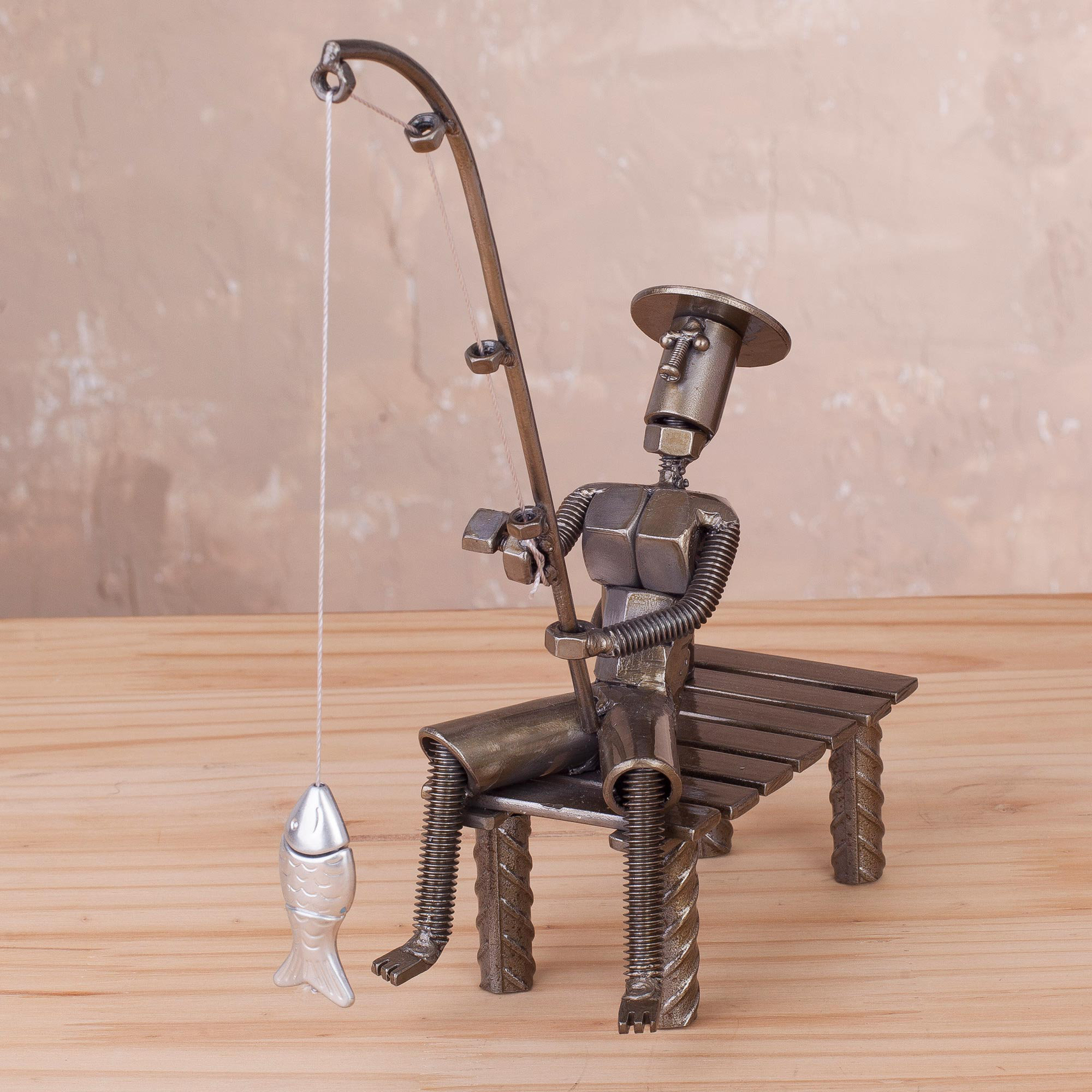 Winston Porter Estill The Fisher Auto Part Sculpture Wayfair