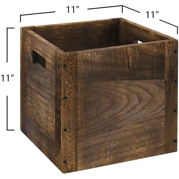 ik heb dorst Sluiting Verbergen Loon Peak® Solid Wood Cube | Wayfair