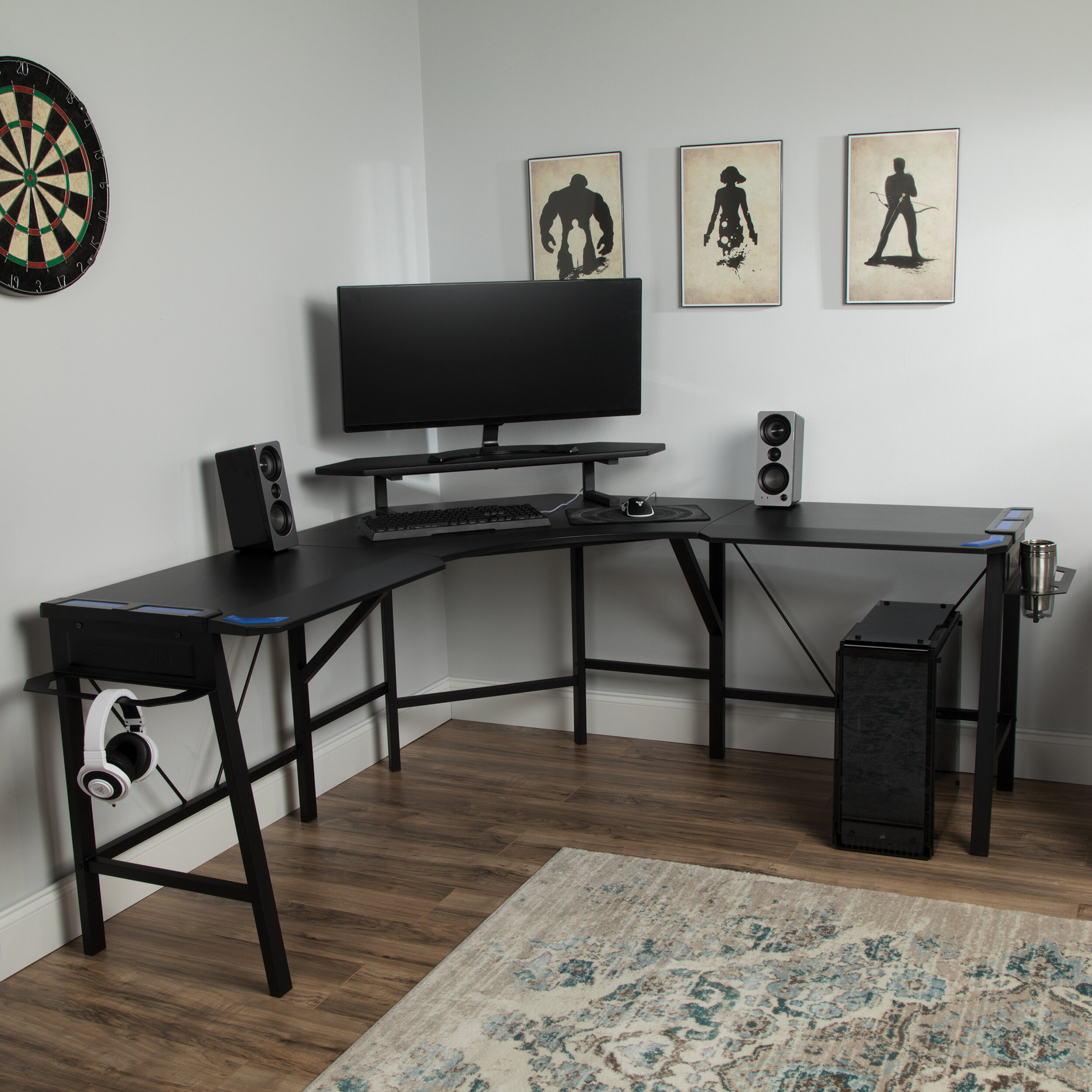 Respawn Reversible L Shaped Desk Reviews Wayfair