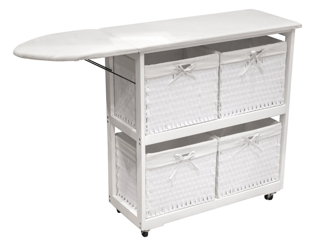 CORNER HOUSEWARES Portable Ironing Board with Laundry Baskets & Reviews