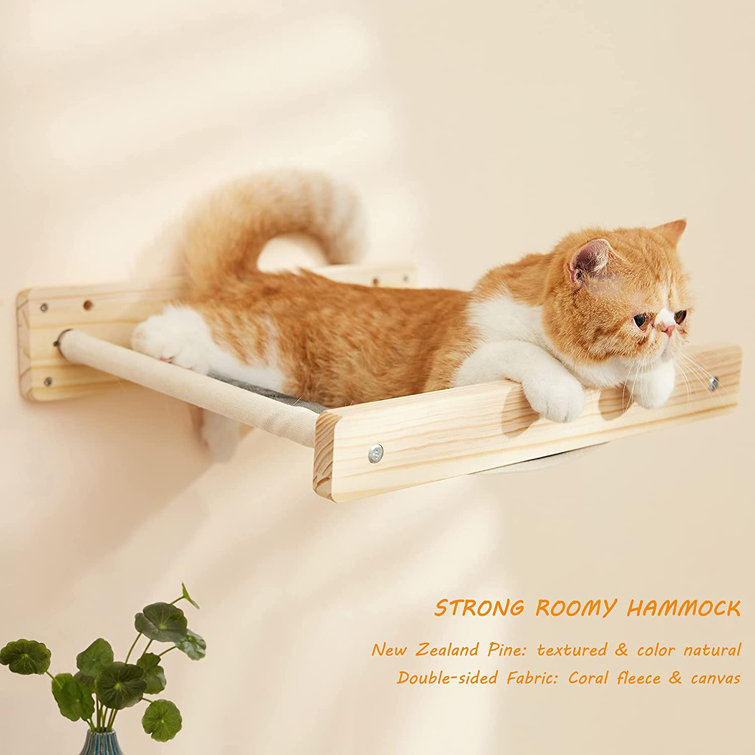diy cat hammock wall