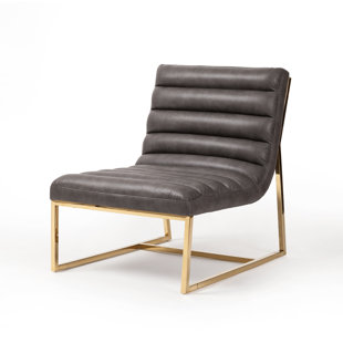 Caulksville Slipper Chair by Everly Quinn