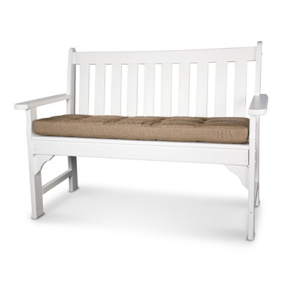 Ateeva Luxe Indooroutdoor Sunbrella Bench Cushion Fabric Sesame