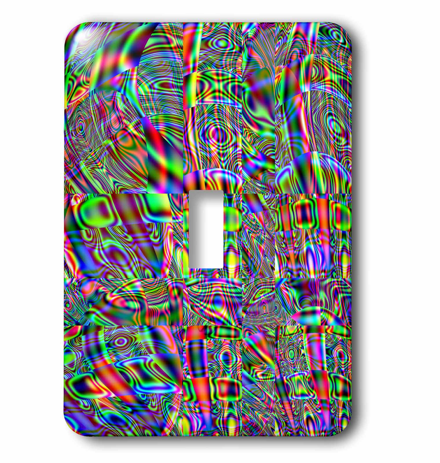 3drose Relive The 60s Abstract By Angelandspot 1 Gang Toggle Light Switch Wall Plate Wayfair
