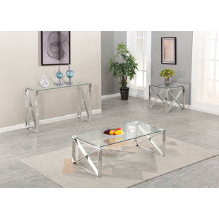 Javon 3 Piece Coffee Table Set by Orren Ellis Fresh