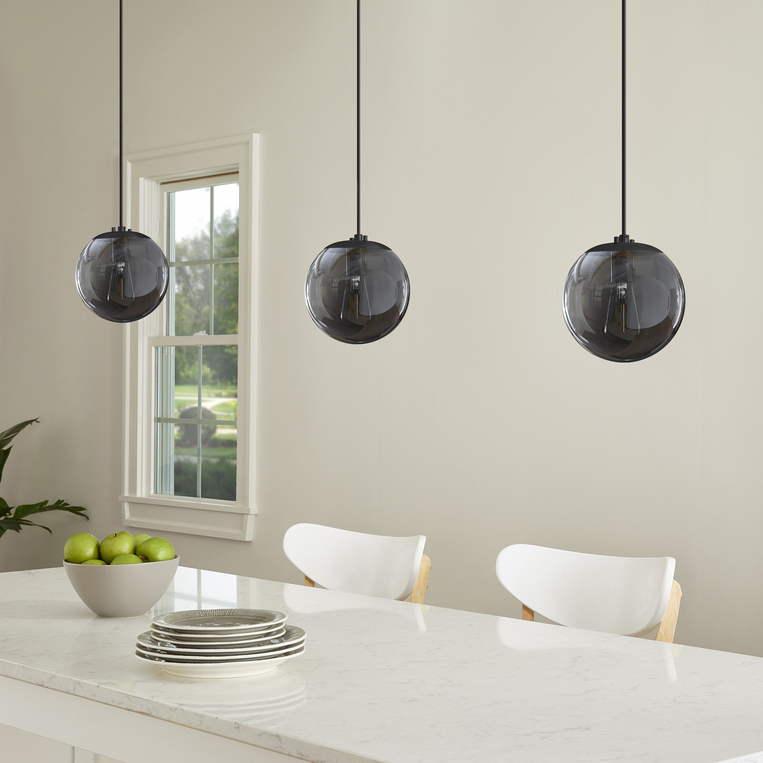 light single globe pendant