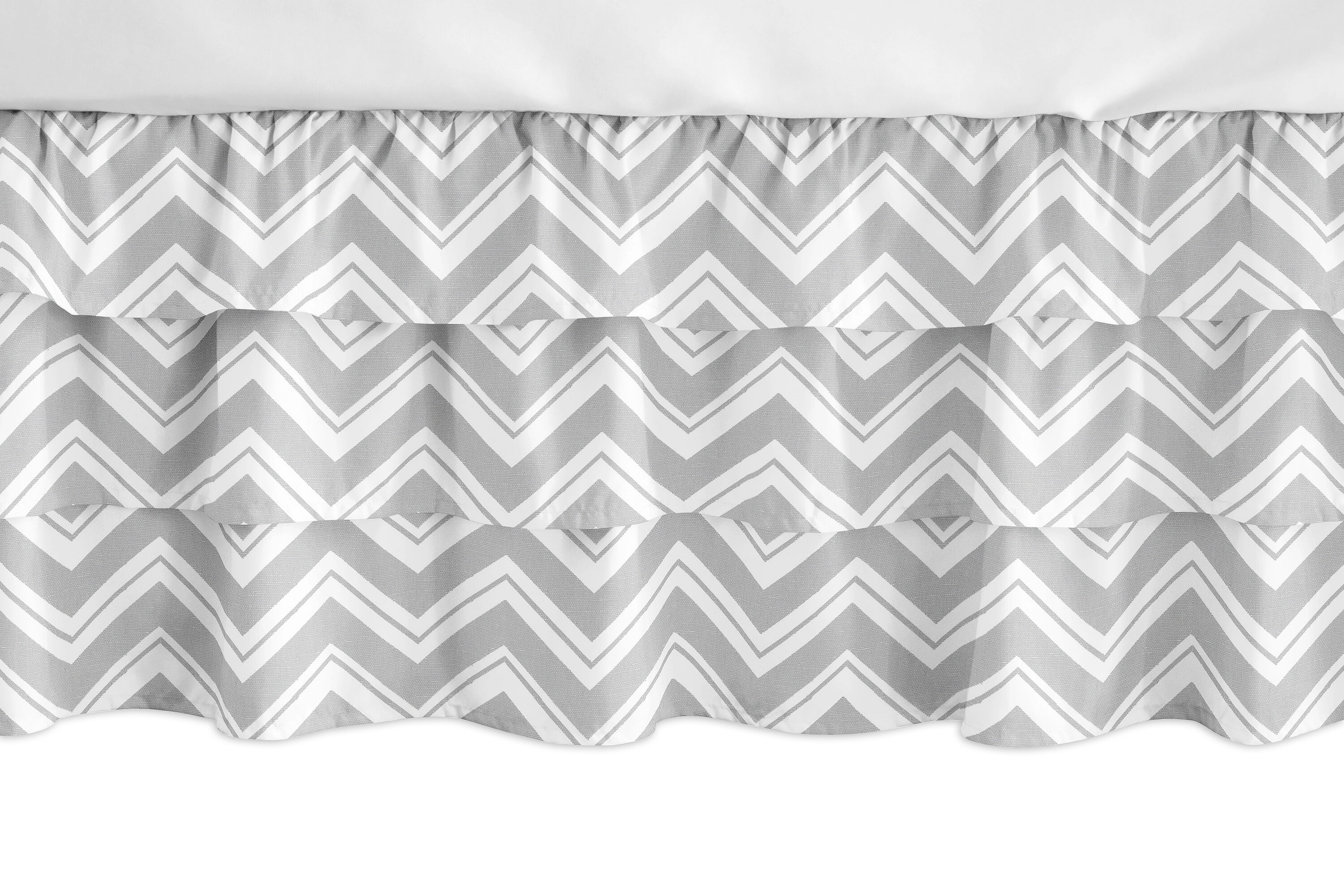 Sweet Jojo Designs Zig Zag Crib Skirt Wayfair