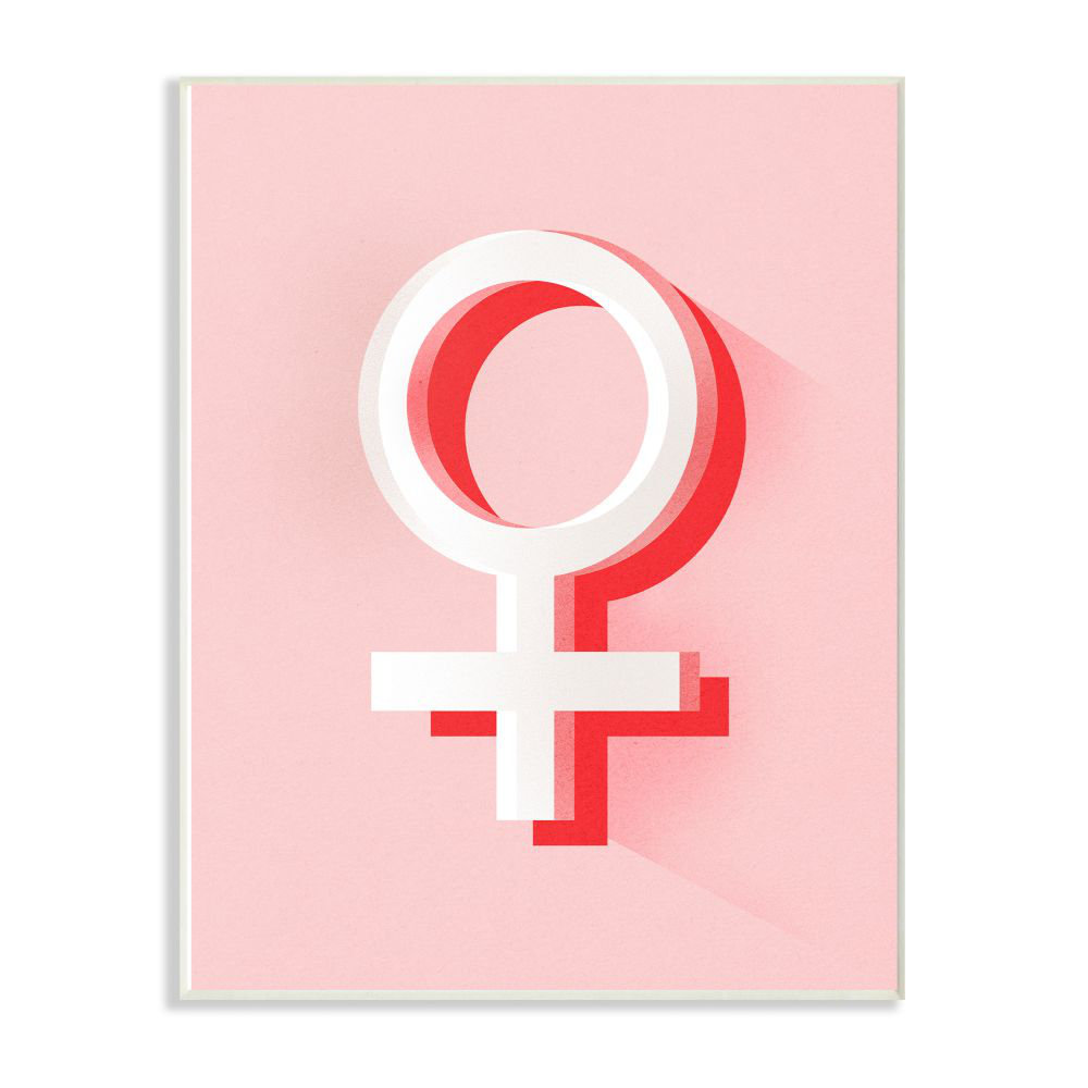 Ebern Designs Female Symbol by Daphne Polselli - Textual Art | Wayfair