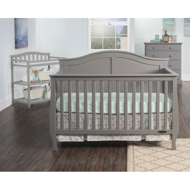 wayfair grey crib