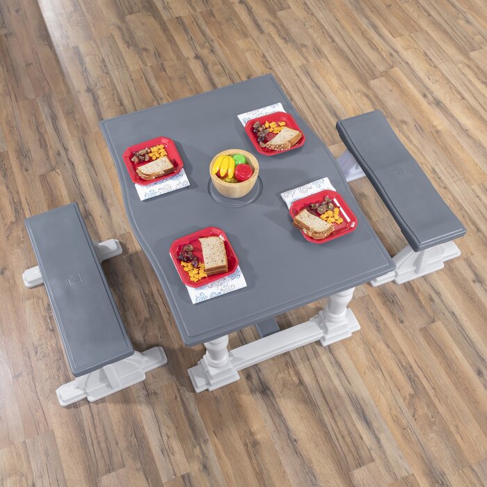 Kids 3 Piece Activity Table And Chair Set