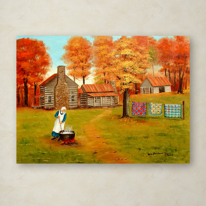 Trademark Art Making Lye Soap 2 Oil Painting Print On Wrapped