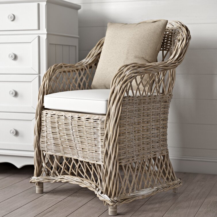 Highland Dunes Sephina 25.5'' Wide Cotton Armchair & Reviews | Wayfair