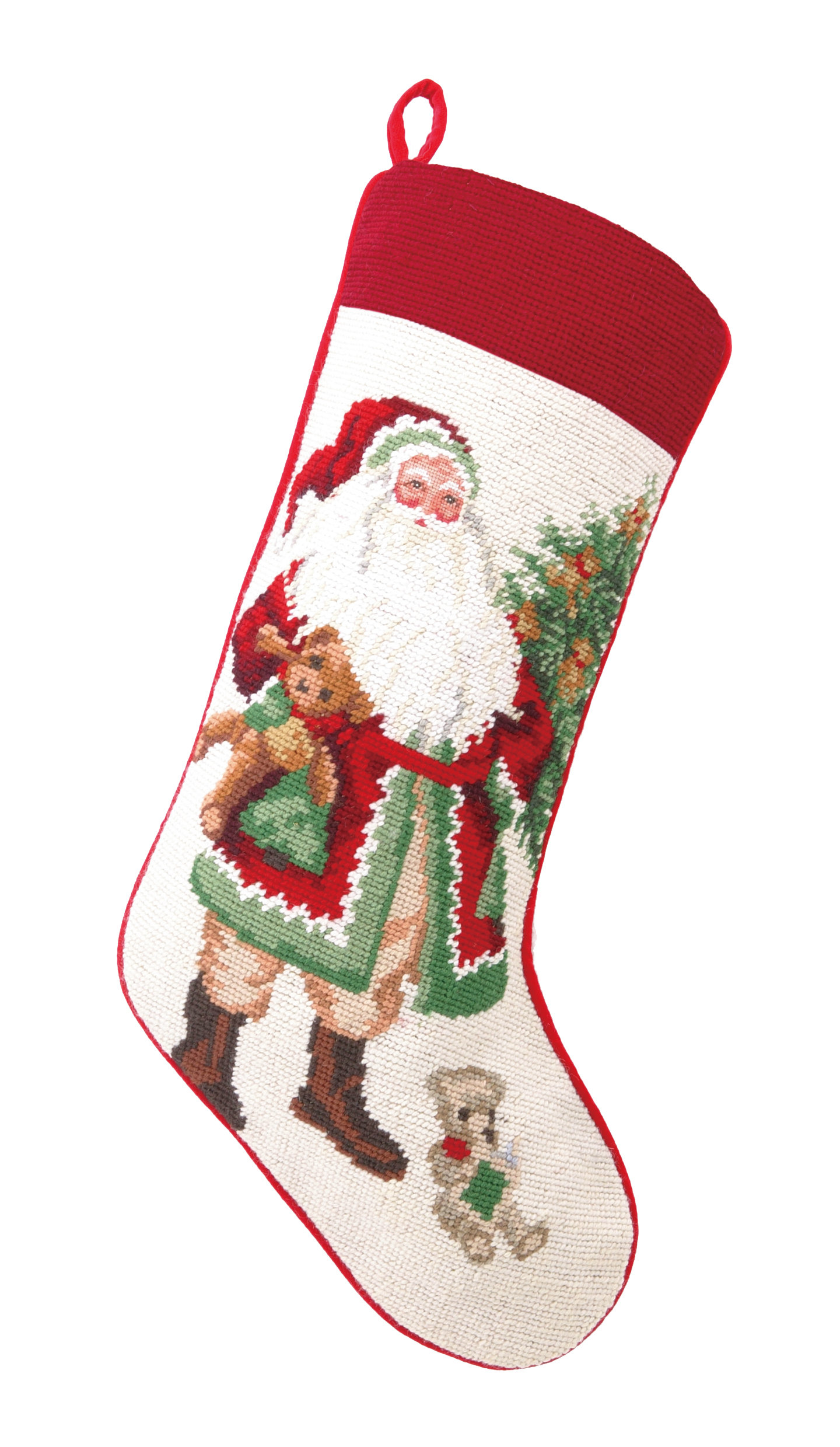 teddy bear santa
