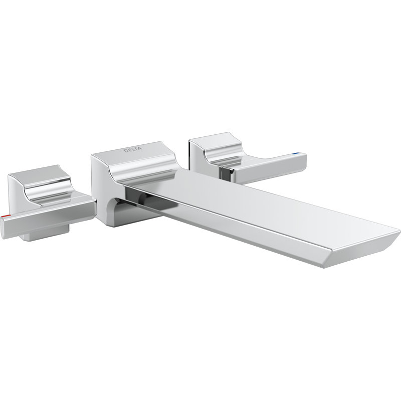 T5799 Wl Sswl Blwl Delta Pivotal Double Handle Wall Mounted Tub Spout Trim Reviews Wayfair