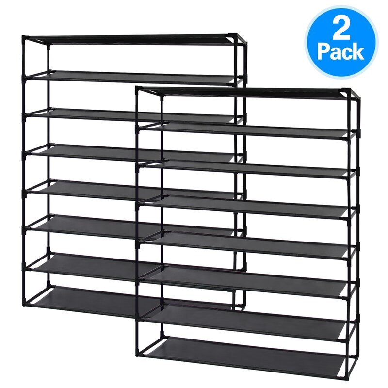 Rebrilliant 80 Pair Shoe Rack Reviews Wayfair