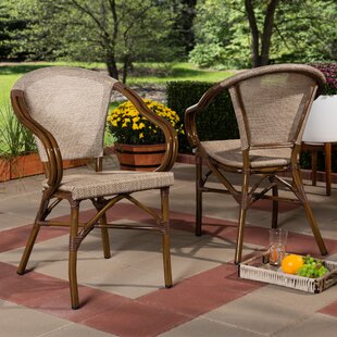 Garden Altgus Outdoor Furniture All-Weather Patio Rattan Chair Bistro Outdoor Chair Seat Best Choice for Patio Modern Design Porch Backyard Poolside 