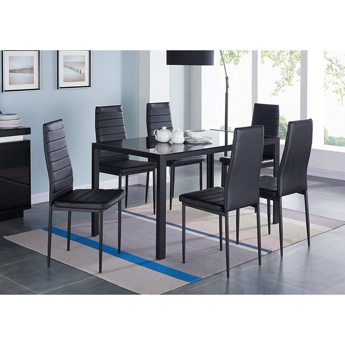 Renick Modern 7 Piece Dining Set