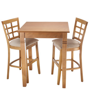 Lattice 3 Piece Counter Height Pub Tab..