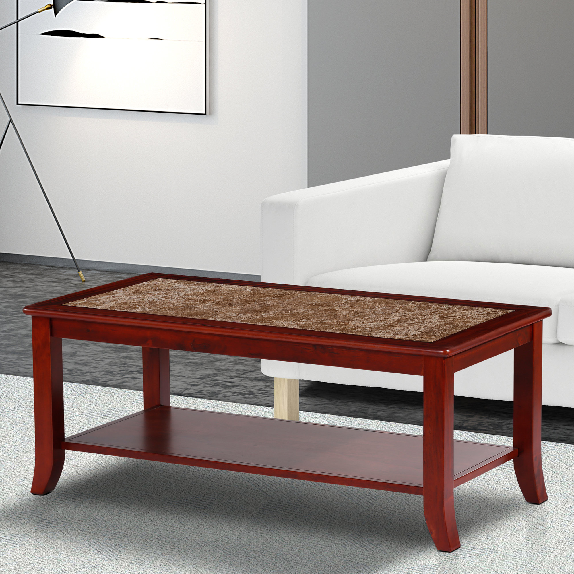 Winston Porter Fenske Coffee Table With Storage Reviews Wayfair
