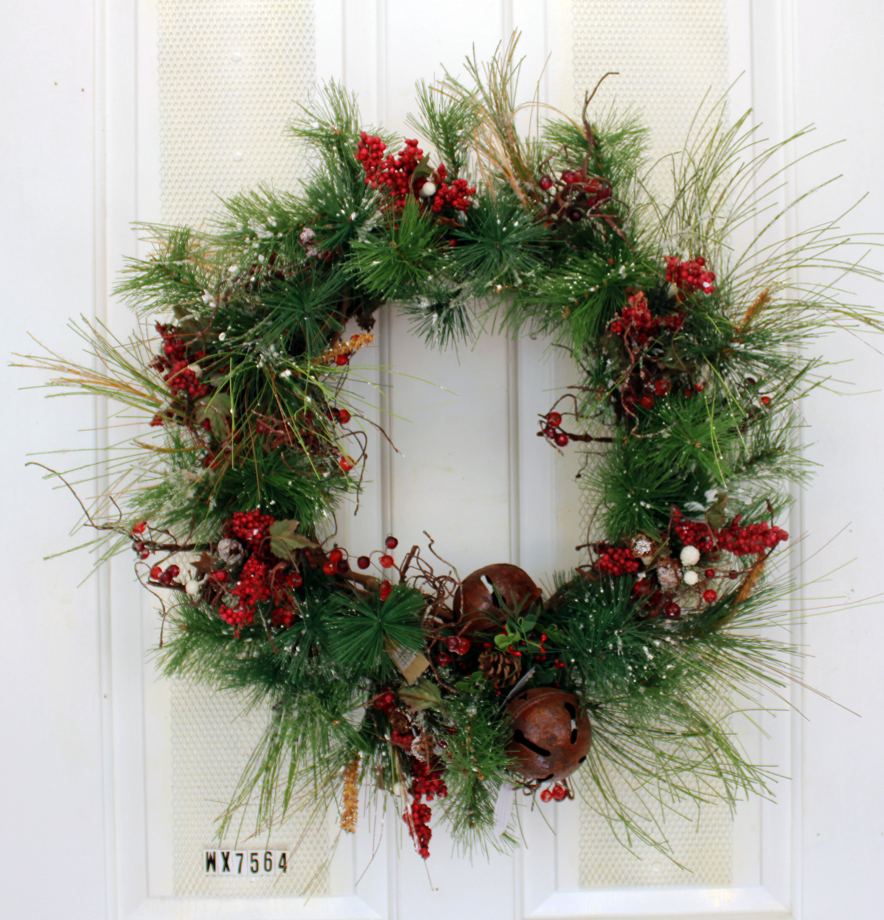 magnolia wreath Bells Wreath winter wreath