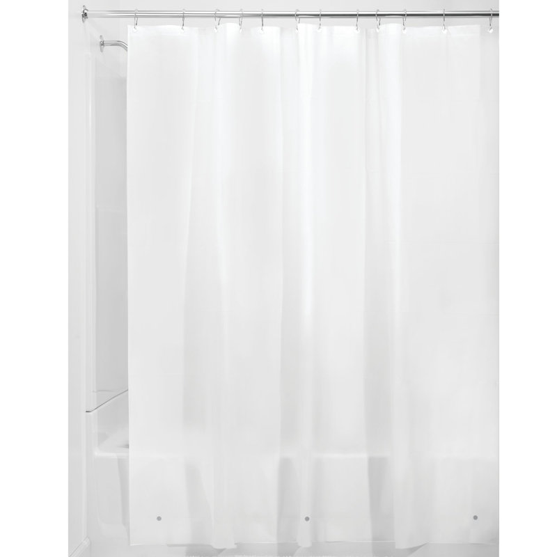 Symple Stuff Vinyl Solid Color Single Shower Curtain Reviews Vinyl Solid Color Single Shower Curtain