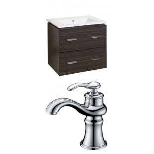 Maryalice Wall Mount 24 Wall-Mounted Single Bathroom Vanity Set