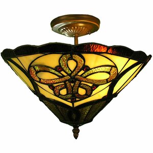 Majestic 2-Light Semi Flush Mount