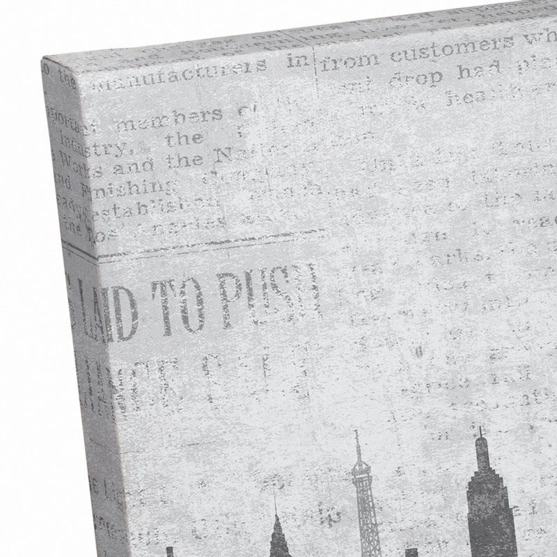 Williston Forge London Paris New York Skyline Graphic Art Print On Canvas Wayfair