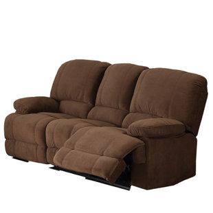 Moshier Genuine Leather Reclining Sofa by Red Barrel Studio Comparison