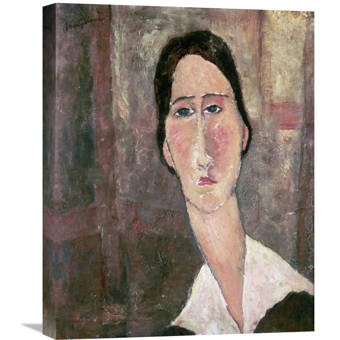 Global Gallery Portrait Of Jeanne Hebuterne By Amedeo Modigliani Painting Print On Wrapped Canvas Wayfair