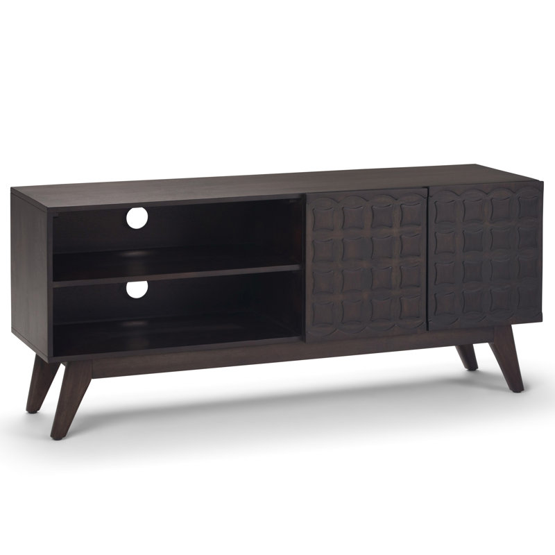 Bloomsbury Market Doering Solid Wood Tv Stand For Tvs Up To 65 Wayfair