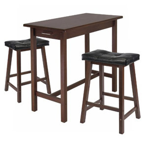 3 Piece Counter Height Dining Set by Luxury Home
