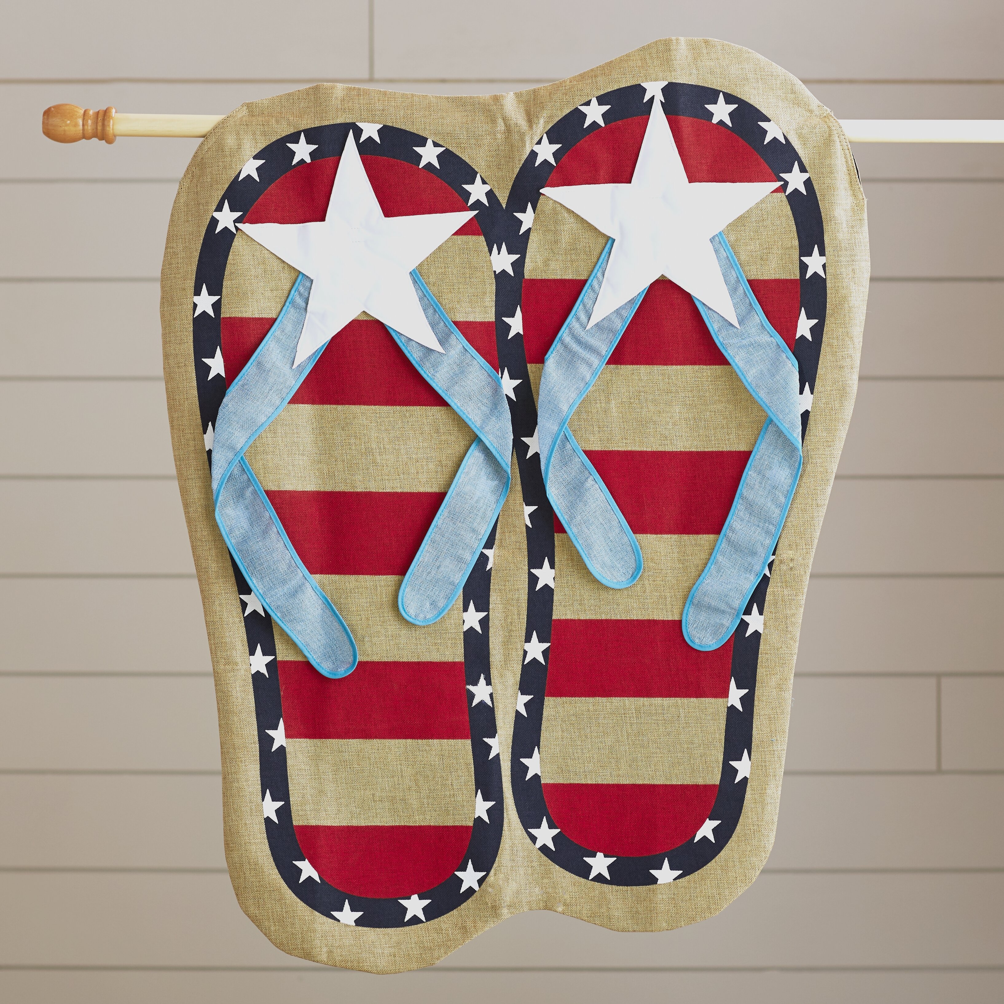 patriotic flip flops