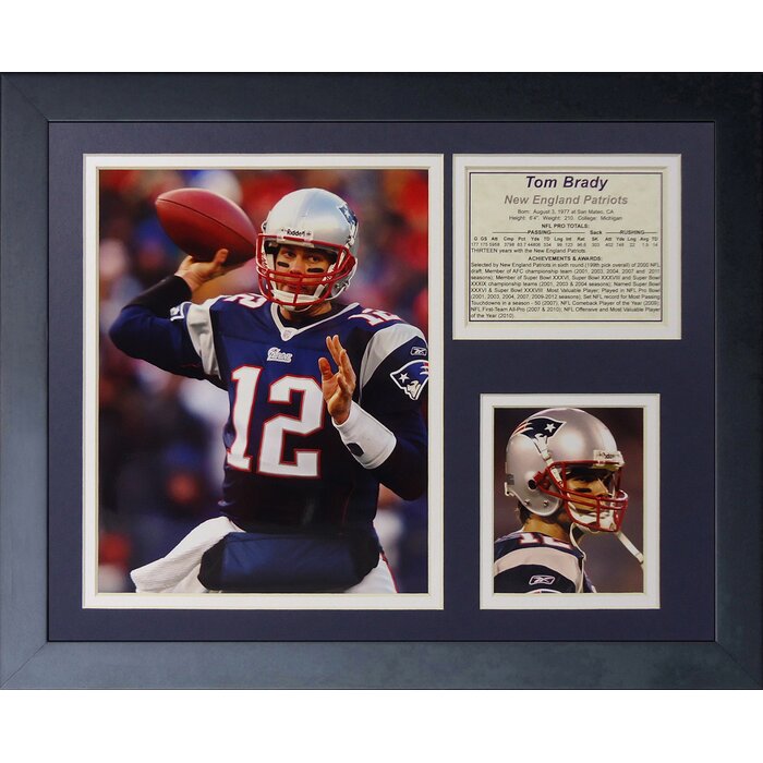 tom brady framed jersey