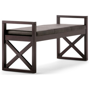 Go to store & view more images Three Posts Grassingt Wood Storage Bench