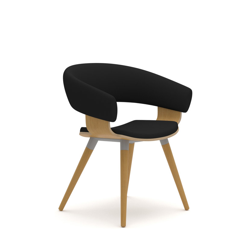 Mollie 4 Wood Leg Side Chair