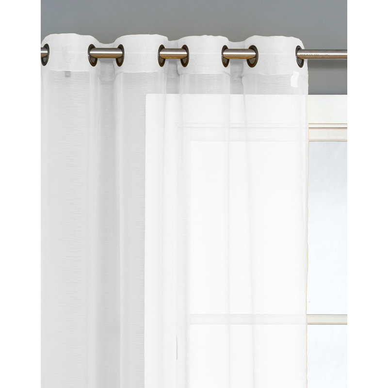 Zipcode Design Lenwood Patio Door Solid Sheer Grommet Single Zipcode Design Lenwood Patio Door Solid