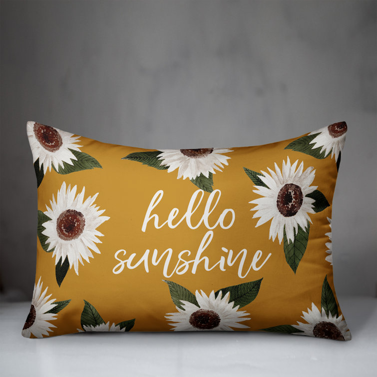 hello sunshine pillow