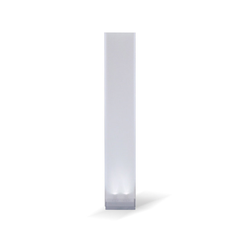 white column floor lamp
