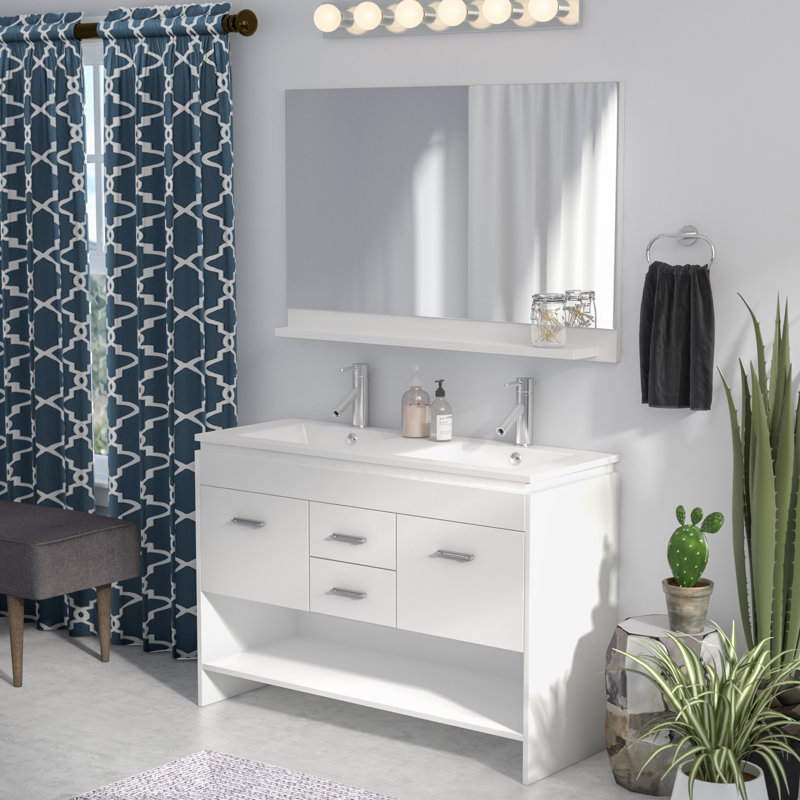 Brayden Studio® Frausto 48" Double Bathroom Vanity Set ...