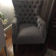 Steelton Button Wingback Chair Reviews Birch Lane