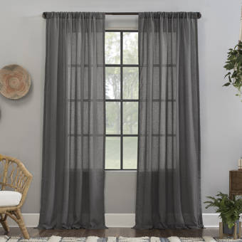 Cleanwindow Crushed Texture Anti Dust Sheer Curtain Panel Wayfair