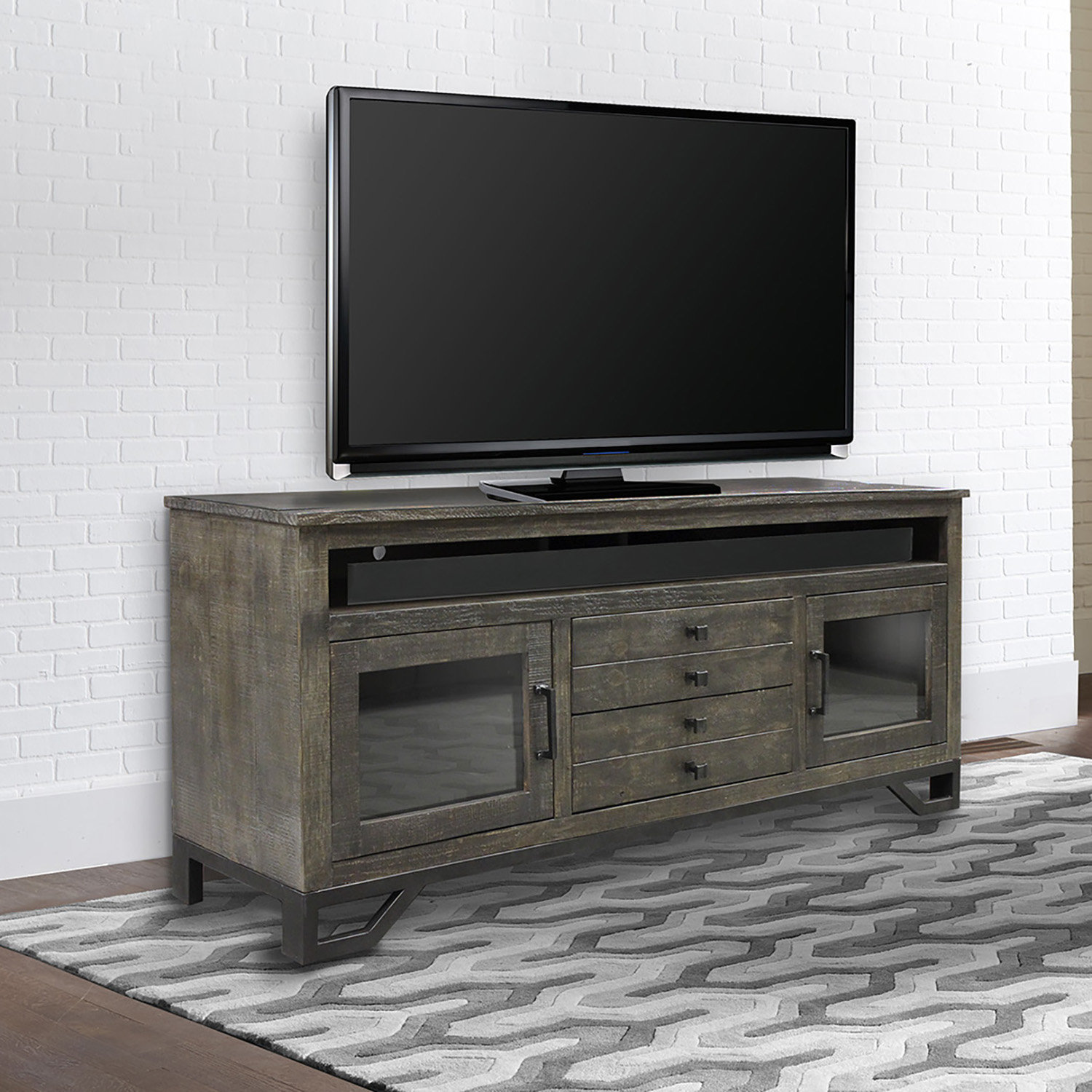 Williston Popp Solid Wood TV Stand for TVs up to 85" & Reviews