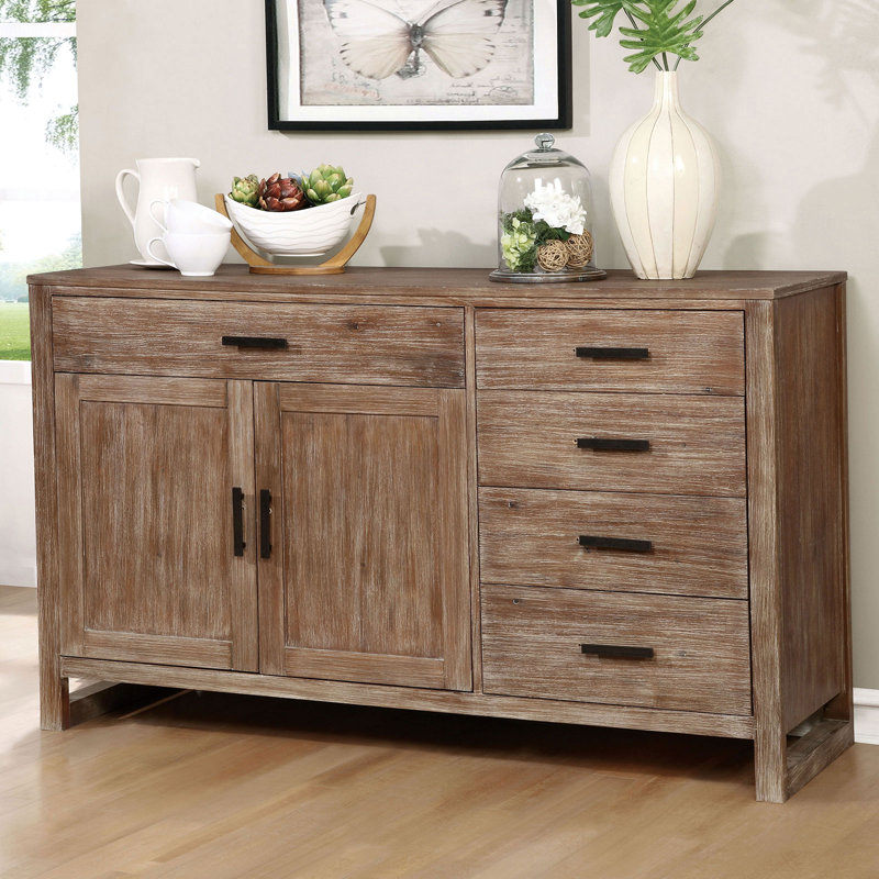 Gracie Oaks Tawanna 60'' Wide 5 Drawer Sideboard - Wayfair Canada